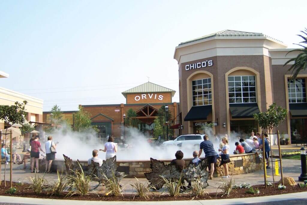 fog effects for fountains