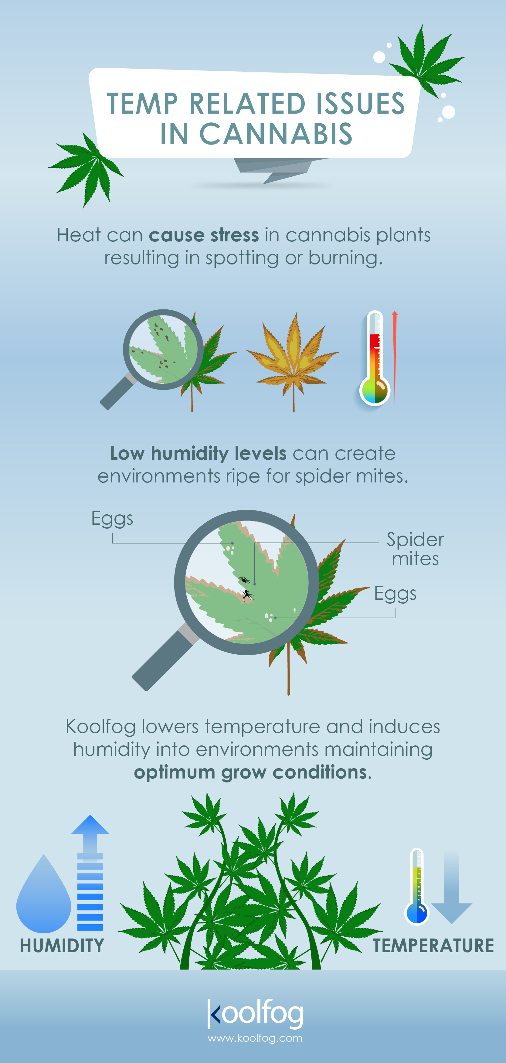Ideal temperature for growing weed