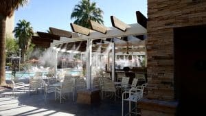 casino misting systems by pool area